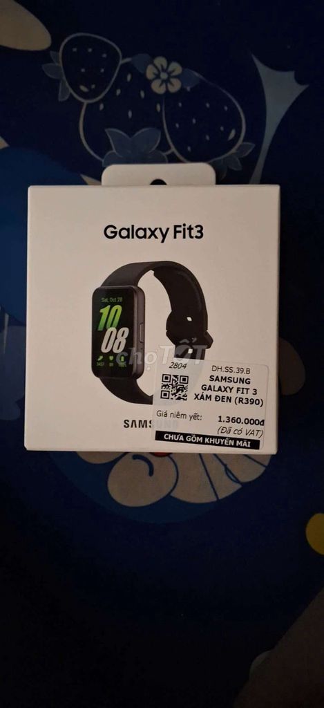 Samsung Galaxy Fit 3 Xám đen. Mua bán Thiết bị đeo thông minh tại Thành phố Thủ Đức Tp Hồ Chí Minh được đăng bởi Penny hình 1