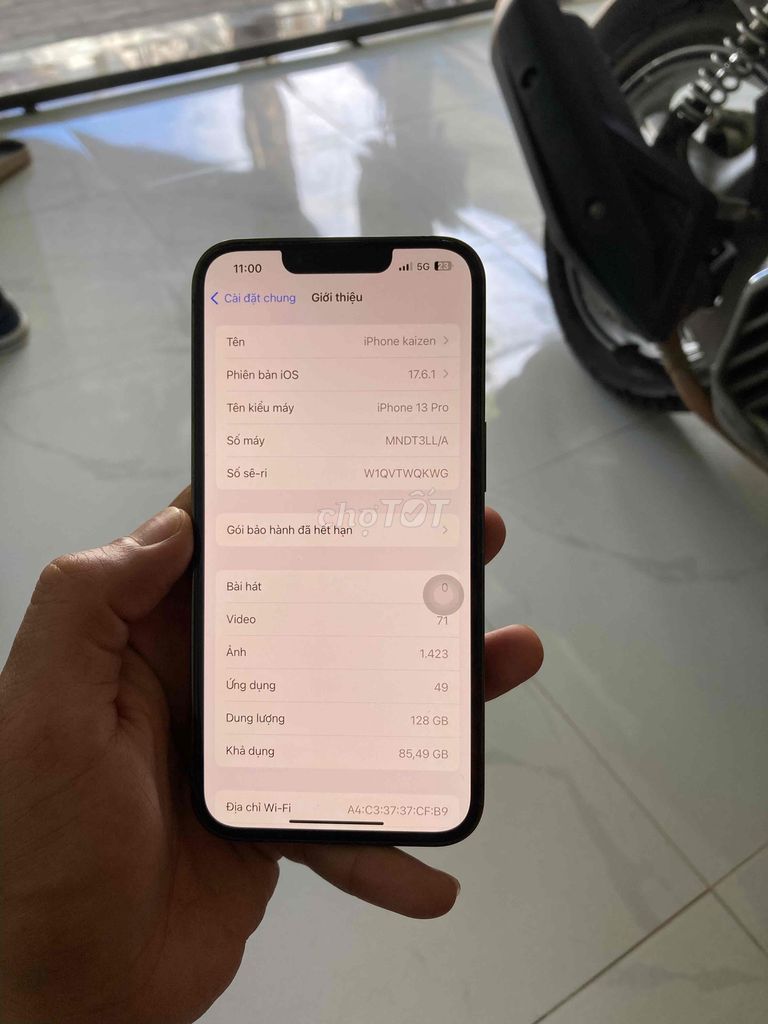 IPHONE 13PRO 128BG QUỐC TẾ