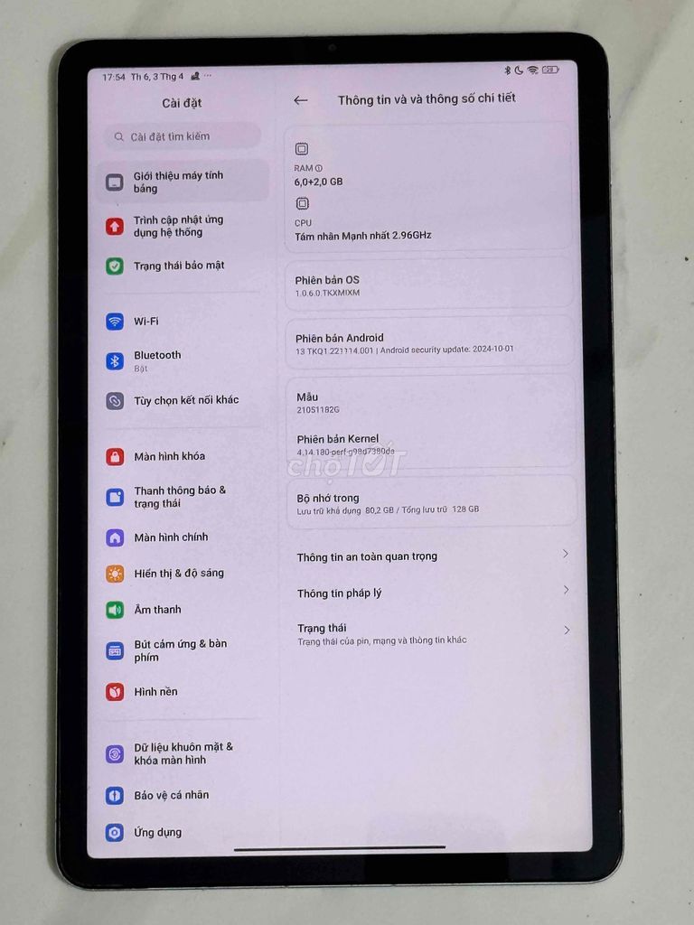 mi pad 5 6/128gb. Mua bán Máy tính bảng tại Thành phố Biên Hòa Đồng Nai được đăng bởi phước nguyễn lê hình 1