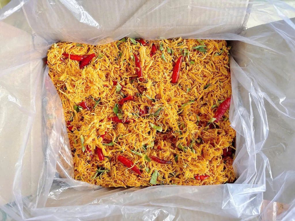 Khô Gà Lá Chanh Ngon Giòn 250g V-FOOD,  thơm ngon. Mua bán Đồ ăn, thực phẩm và các loại khác tại Huyện Hóc Môn Tp Hồ Chí Minh được đăng bởi ĂN VẶT VFOOD hình 3