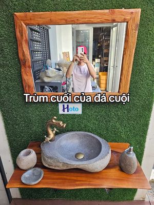 Combo chậu rửa bằng đá cuội kết hợp vòi rồng. Mua bán Thiết bị vệ sinh, nhà tắm tại Thành phố Thủ Đức Tp Hồ Chí Minh được đăng bởi Nội Thất Tân Cổ Điển