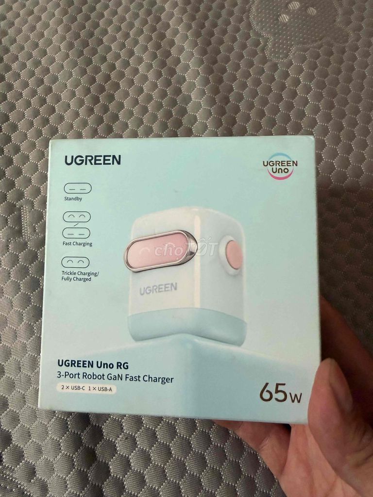 Sạc nhanh UGREEN Uno RG 65W GaN 3 cổng. Mua bán Phụ kiện (Màn hình, Chuột...) tại Huyện Củ Chi Tp Hồ Chí Minh được đăng bởi LowjiNguyen hình 1