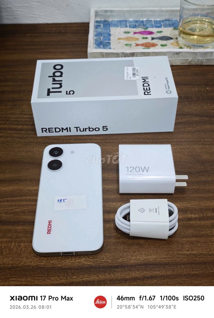 Redmi Turbo 5 16/256 trắng Fullbox có ship COD. Mua bán Điện thoại tại Quận Hoàng Mai Hà Nội được đăng bởi Trần Ngọc Hiếu hình 1