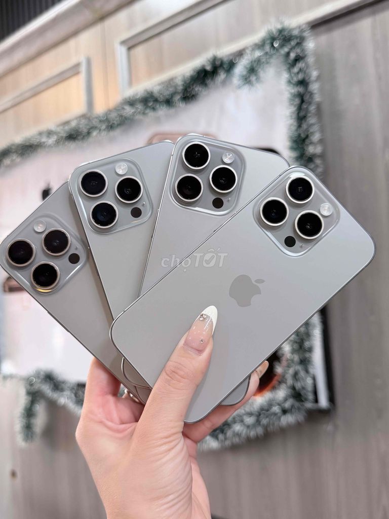 15Pro 128-256gb Quốc tế Likenew Titan tự nhiên🤍. Mua bán Điện thoại tại Quận Thanh Xuân Hà Nội được đăng bởi Phan Tú Engg hình 1