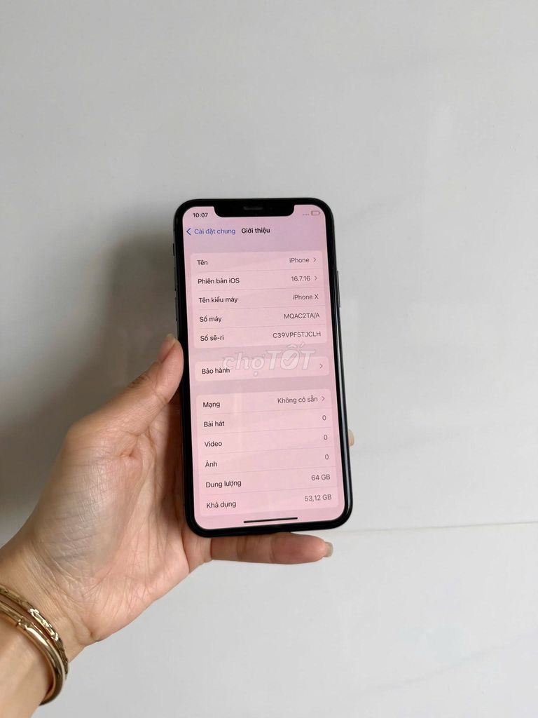 Apple iPhone X 64GB Đen. Mua bán Điện thoại tại Quận 1 Tp Hồ Chí Minh được đăng bởi Hội Đồ Điện Tử hình 1