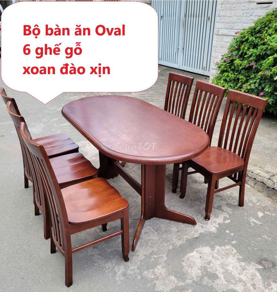 Bộ bàn ăn gỗ xoan đào 6 ghế,bàn 6 ghế gỗ ăn cơm. Mua bán Bàn ghế tại Thành phố Thủ Đức Tp Hồ Chí Minh được đăng bởi Kho Đồ cũ Phú Nhàn hình 1