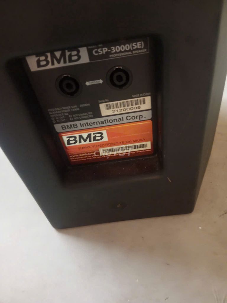 Loa karaoke BMB CSP-3000(SE) Đen cũ. Mua bán Tivi, Âm thanh tại Quận Gò Vấp Tp Hồ Chí Minh được đăng bởi Lê Trí Thà  hình 1