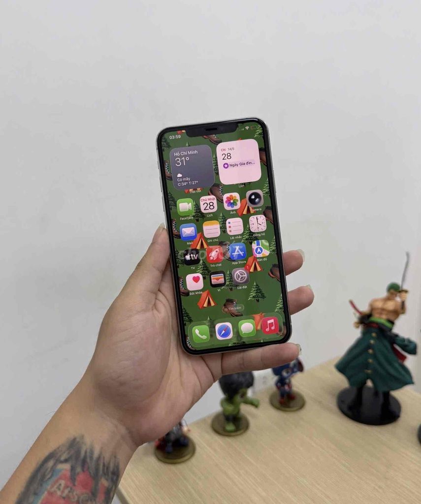 Apple iPhone 11 Pro Max 256GB Bạc. Mua bán Điện thoại tại Quận Đống Đa Hà Nội được đăng bởi TP Hanoi Mobile hình 1