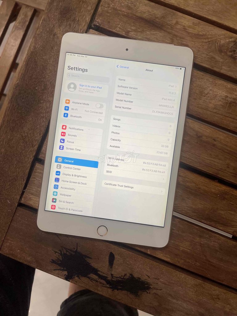 ipad mini4 32gb full chức năng. Mua bán Máy tính bảng tại Quận 11 Tp Hồ Chí Minh được đăng bởi Phuong hình 1