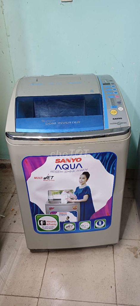 Máy giặt Sanyo Inverter 9kg Xám. Mua bán Máy giặt tại Quận 6 Tp Hồ Chí Minh được đăng bởi Anh Quý hình 1