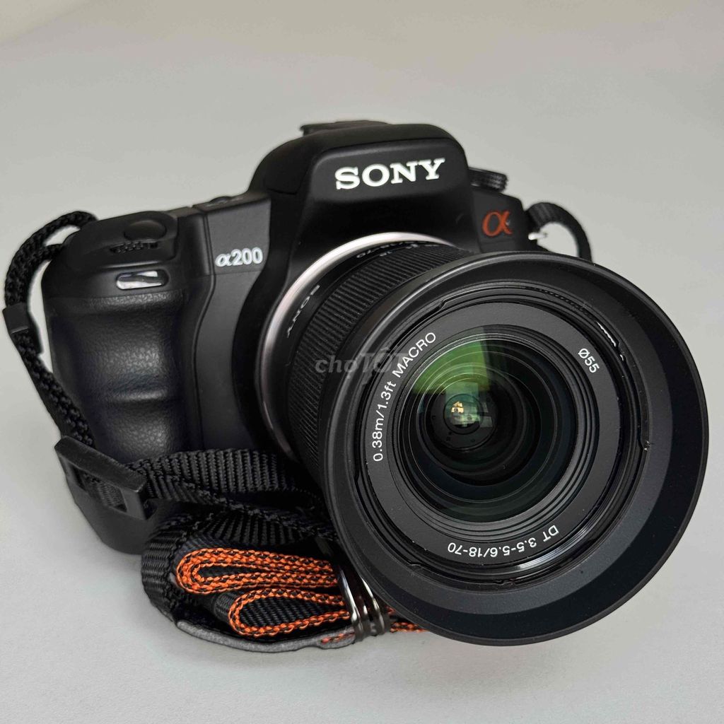 Máy ảnh Sony Alpha A200 + Lens Sony 18-70 F3.5/5.6. Mua bán Máy ảnh, Máy quay tại Quận Bình Tân Tp Hồ Chí Minh được đăng bởi Trust Only hình 1