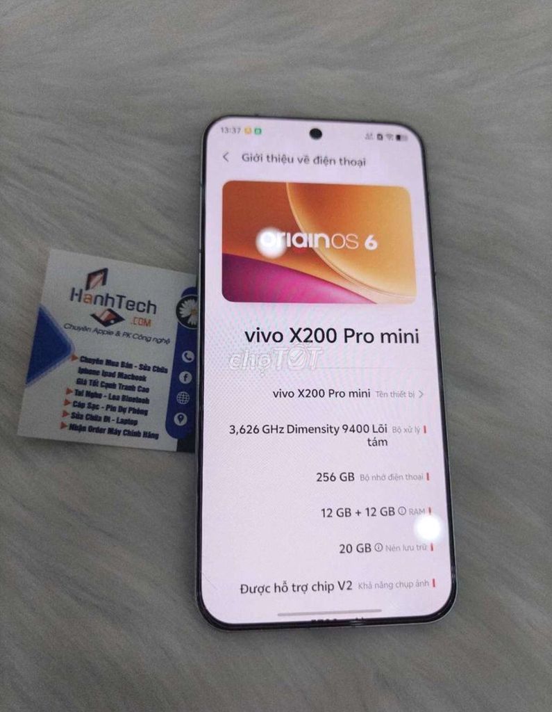 Vivo X200 Pro Mini 12GB 256GB Bạc. Mua bán Điện thoại tại Thành phố Thuận An Bình Dương được đăng bởi sangyeu hình 1