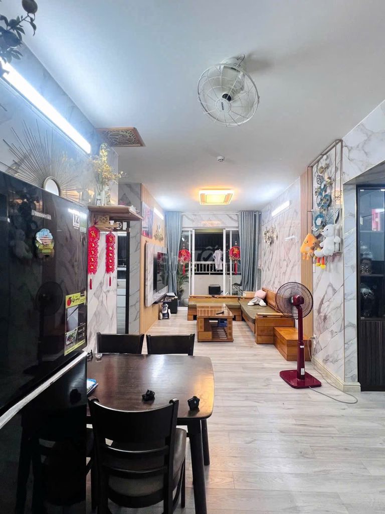 Квартира Thái An, Nguyễn Văn Quá, Q12: 2 спальни, полная мебель