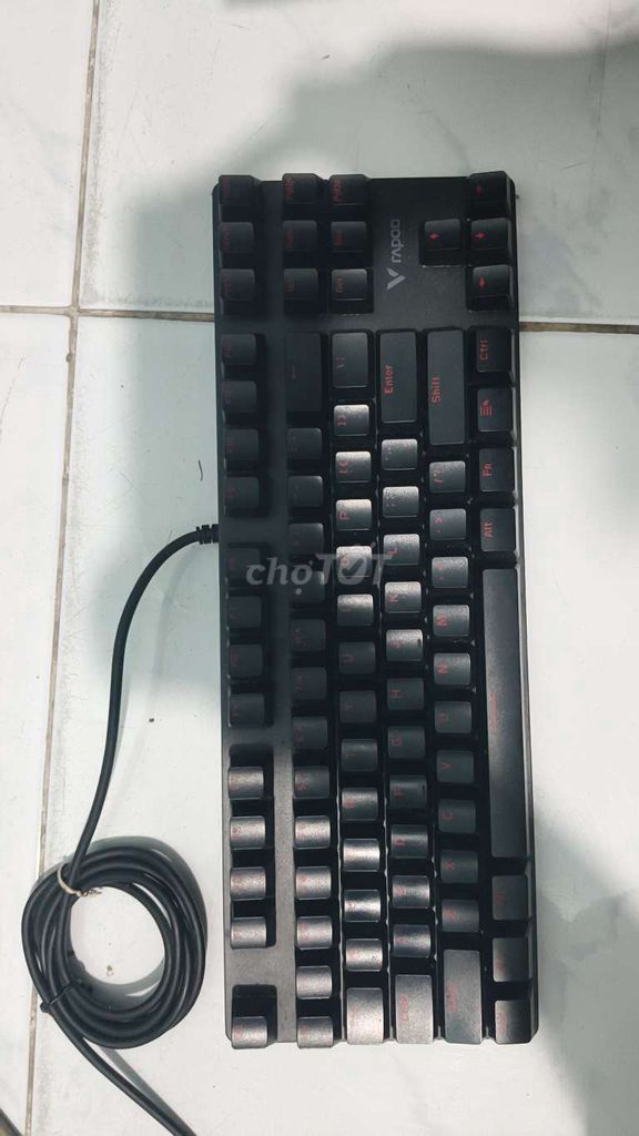 Bàn phím gaming Rapoo V500 Đen. Mua bán Phụ kiện (Màn hình, Chuột...) tại Thành phố Thủ Dầu Một Bình Dương được đăng bởi MinhNhat Nguyen hình 1
