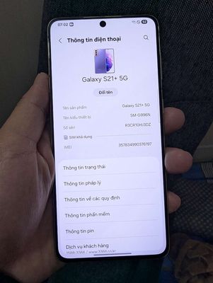 Bán samsung s21 plus 8/256. Mua bán Điện thoại tại Huyện Đắk Song Đắk Nông được đăng bởi Văn Tú