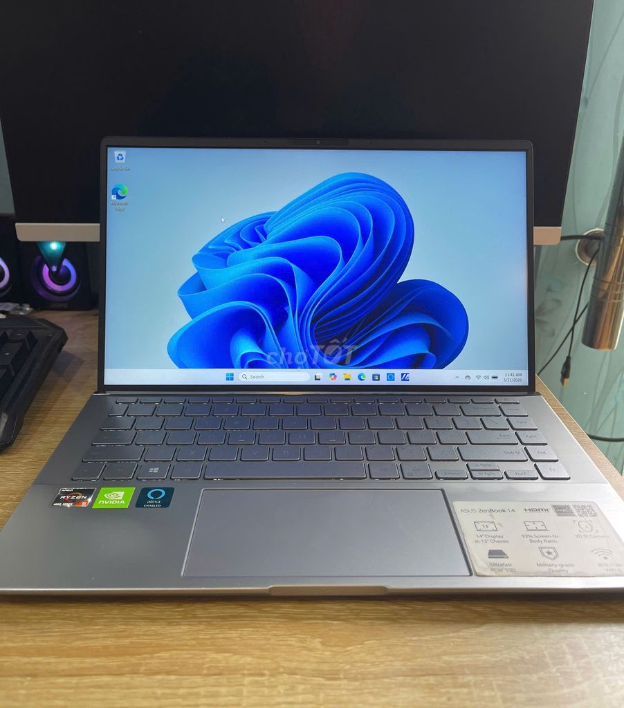 Laptop Asus ZenBook Ryzen 5 8/256GB Card MX350. Mua bán Laptop tại Quận Gò Vấp Tp Hồ Chí Minh được đăng bởi KD Computer Shop hình 1