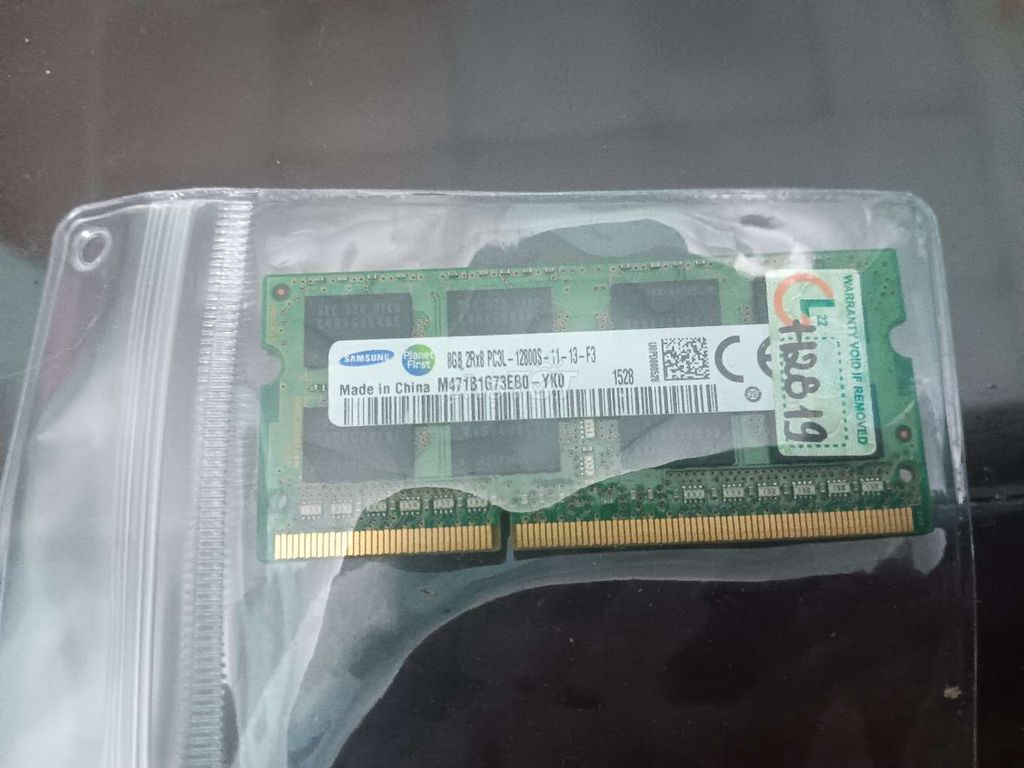 Bán ram laptop ddr3l 8gb. Mua bán Linh kiện (RAM, Card...) tại Huyện Bình Chánh Tp Hồ Chí Minh được đăng bởi Bảo Trần hình 1
