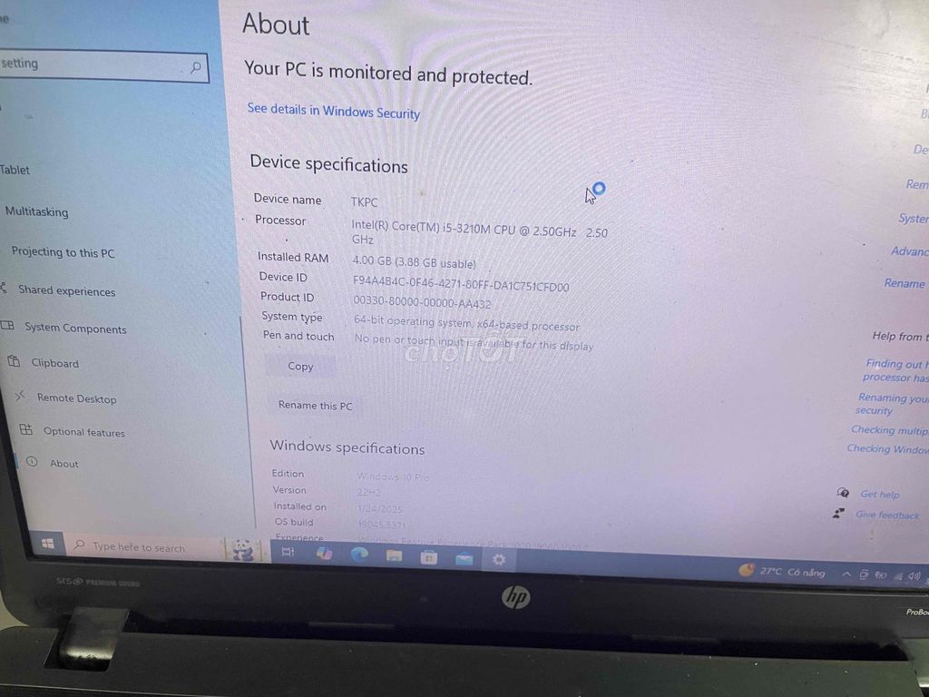 HP 4540s i5-3210M 4GB/128GB SSD. Mua bán Laptop tại Thành phố Hội An Quảng Nam được đăng bởi Tuấn Khôi Official hình 1