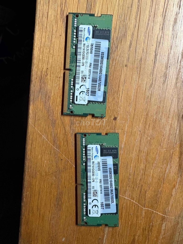 RAM Samsung 8GB DDR4 2133MHz. Mua bán Linh kiện (RAM, Card...) tại Quận 4 Tp Hồ Chí Minh được đăng bởi Robert hình 1