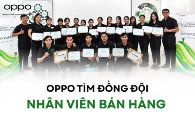 OPPO TUYỂN NHÂN VIÊN BÁN HÀNG