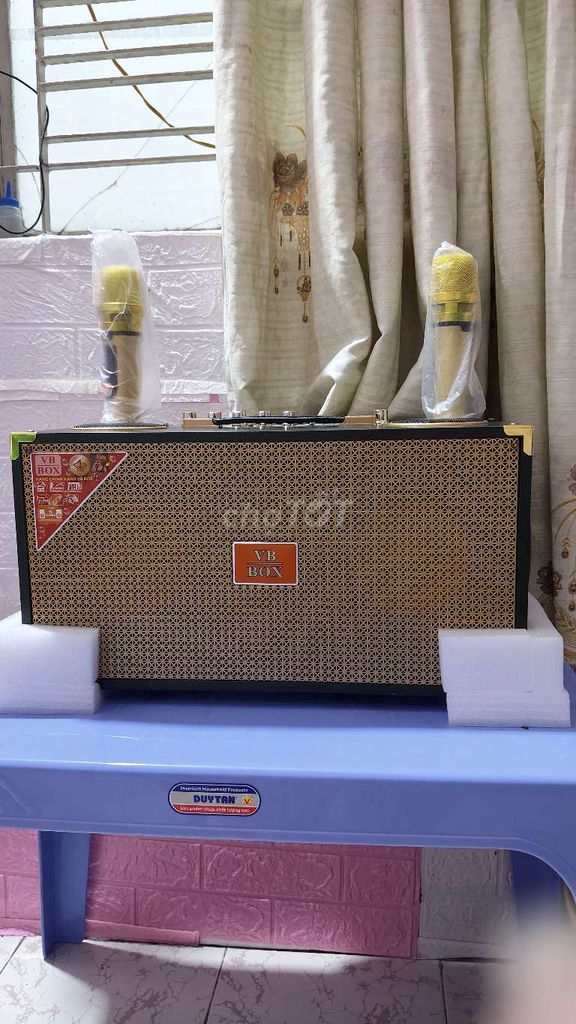 Loa kẹo kéo 350W Không dây 2 mic Pin. Mua bán Tivi, Âm thanh tại Quận 7 Tp Hồ Chí Minh được đăng bởi Nguyễn Linh hình 1