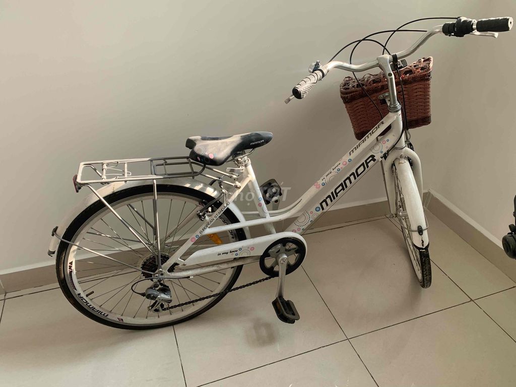 Xe đạp Miamor Shimano Trắng Gần như mới. Mua bán Xe đạp tại Huyện Bình Chánh Tp Hồ Chí Minh được đăng bởi Trần Tuấn hình 2
