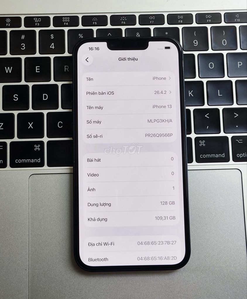 iPhone 13 Quốc Tế 128GB , Zin , Có Trao Đổi . Mua bán Điện thoại tại Thành phố Buôn Ma Thuột Đắk Lắk được đăng bởi DQ hình 1