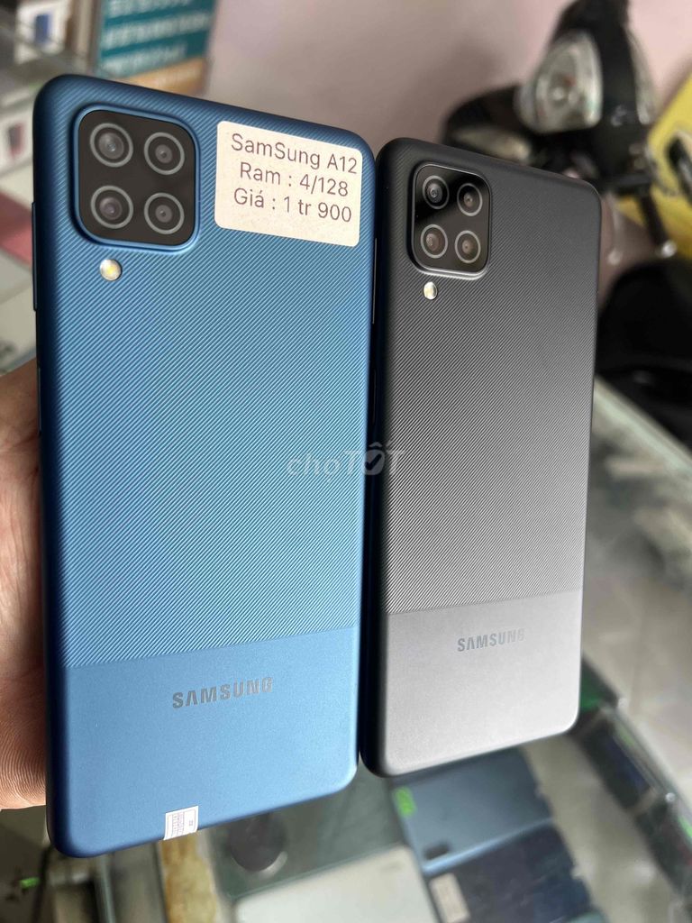Samsung A12 4/128Gb Xanh. Mua bán Điện thoại tại Thành phố Mỹ Tho Tiền Giang được đăng bởi Sanh Phone hình 1