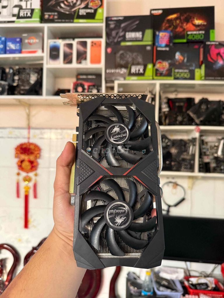 Card đồ họa Colorful GTX 1660 6GB. Mua bán Linh kiện (RAM, Card...) tại Huyện Hóc Môn Tp Hồ Chí Minh được đăng bởi Thanh Tâm hình 1