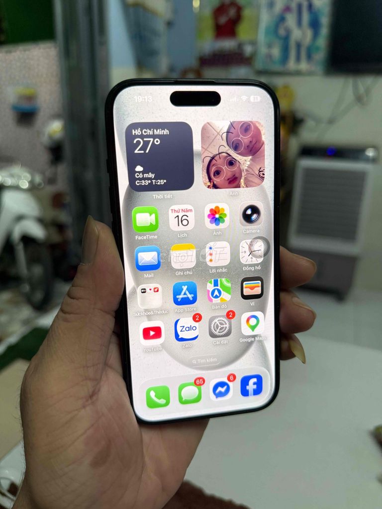 Apple iPhone 15 128GB Đen Zin nguyên. Mua bán Điện thoại tại Thành phố Thuận An Bình Dương được đăng bởi  Phan Trung hình 1