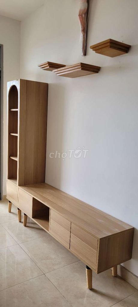 Tủ kệ tivi gỗ giá rẻ quận 7 quận 8. Mua bán Tủ, kệ gia đình tại Quận 8 Tp Hồ Chí Minh được đăng bởi Thinh Decor hình 1