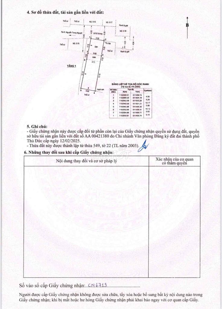 cần bán lô đất lô hẻm đ Nguyễn trung Nguyệt p.b.tr.đ. tp thủ Đức