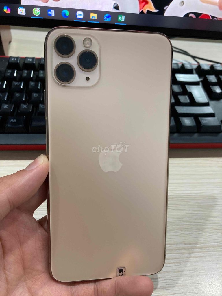 Apple iPhone 11 Pro Max 64GB Vàng Gold Đã sử dụng. Mua bán Điện thoại tại Thành phố Ninh Bình Ninh Bình được đăng bởi vũ ninh hình 1