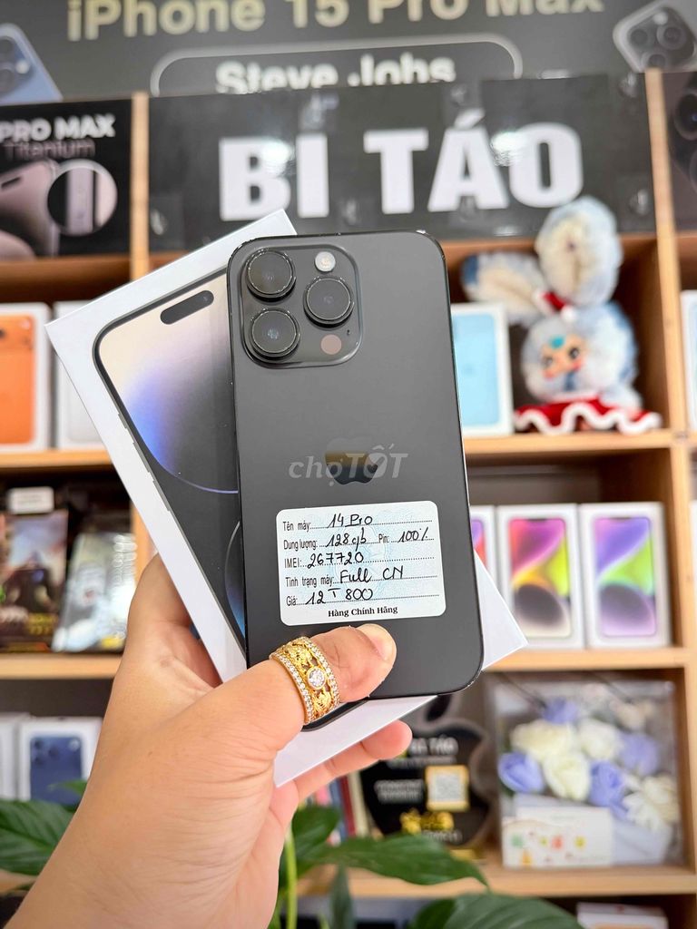 Apple iPhone 14 Pro 128GB Đen. Mua bán Điện thoại tại Thành phố Long Xuyên An Giang được đăng bởi Bi Táo Store hình 1