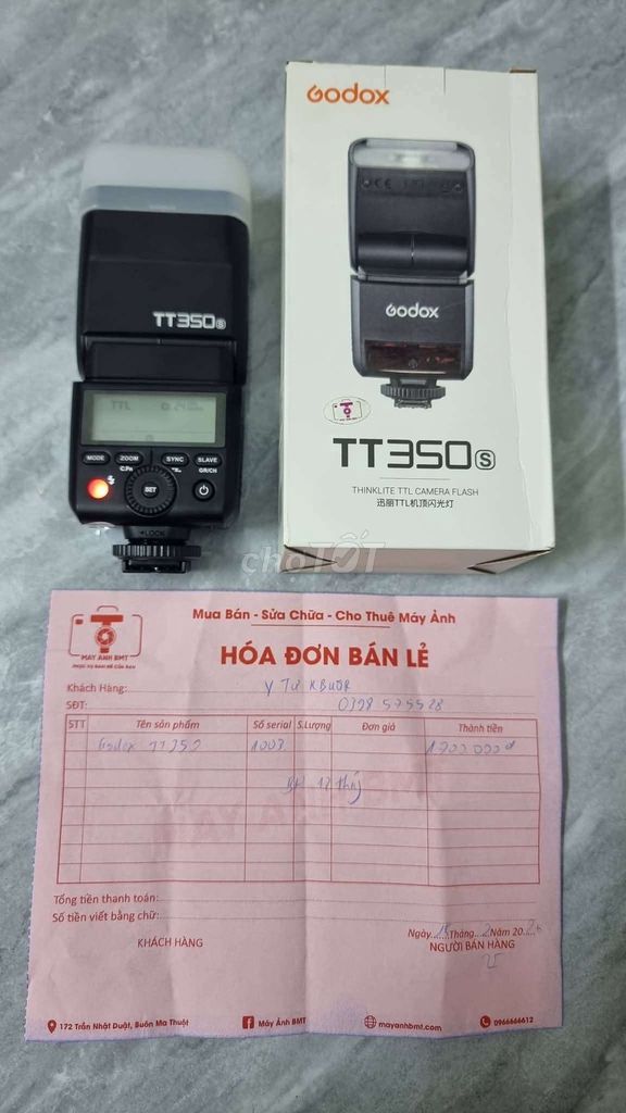 Đèn flash Godox TT350S Sony Đen. Mua bán Máy ảnh, Máy quay tại Huyện Cư M'gar Đắk Lắk được đăng bởi ytu kbuôr hình 1