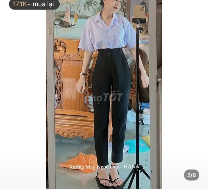 Quần tây nữ vải mềm mại. Mua bán Quần áo tại Huyện Hòa Vang Đà Nẵng được đăng bởi Quỳnh Lê Thị hình 1