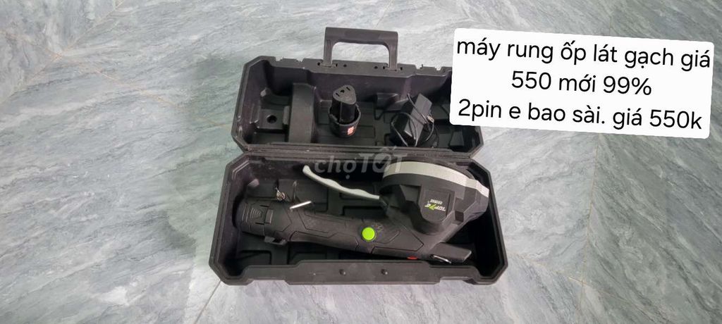 Máy rung ốp lát gạch  máy xã bột bê tường . Mua bán Đồ chuyên dụng, Giống nuôi trồng tại Huyện Trà Ôn Vĩnh Long được đăng bởi Sang hình 1