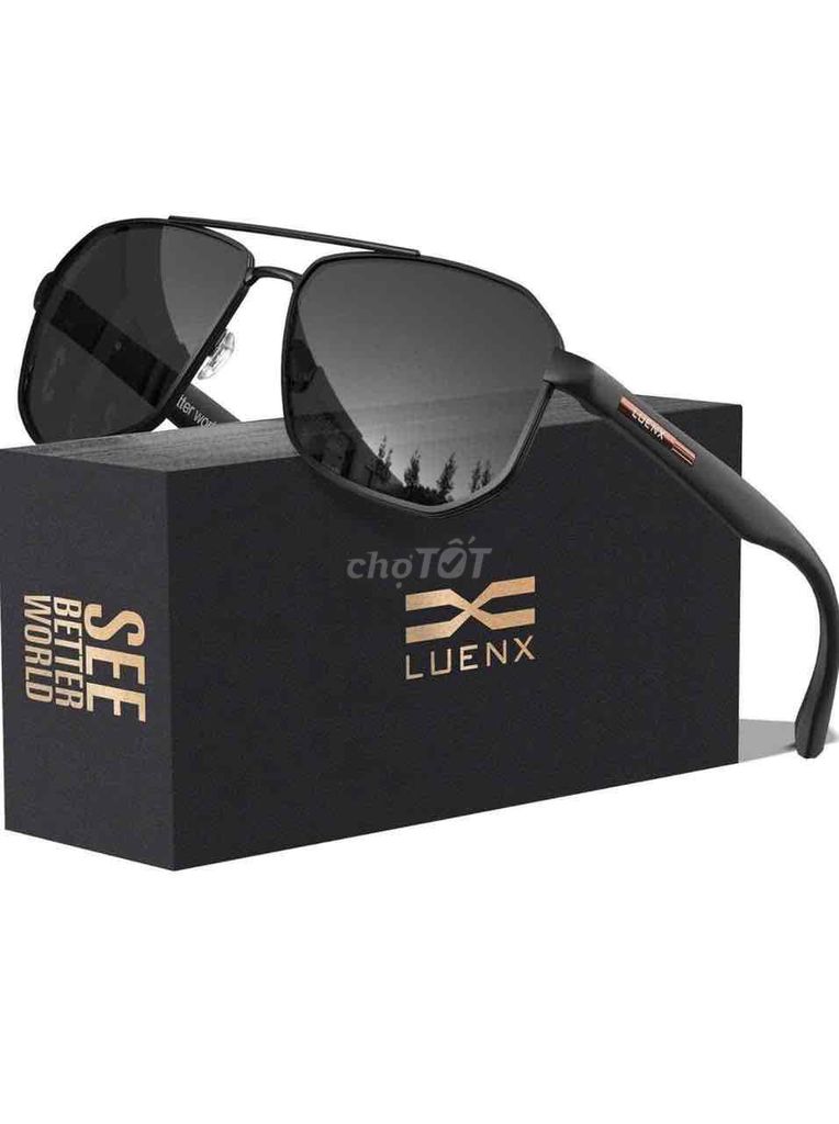 Kính mát Luenx Đen. Mua bán Phụ kiện thời trang khác tại Quận Liên Chiểu Đà Nẵng được đăng bởi trang hình 1