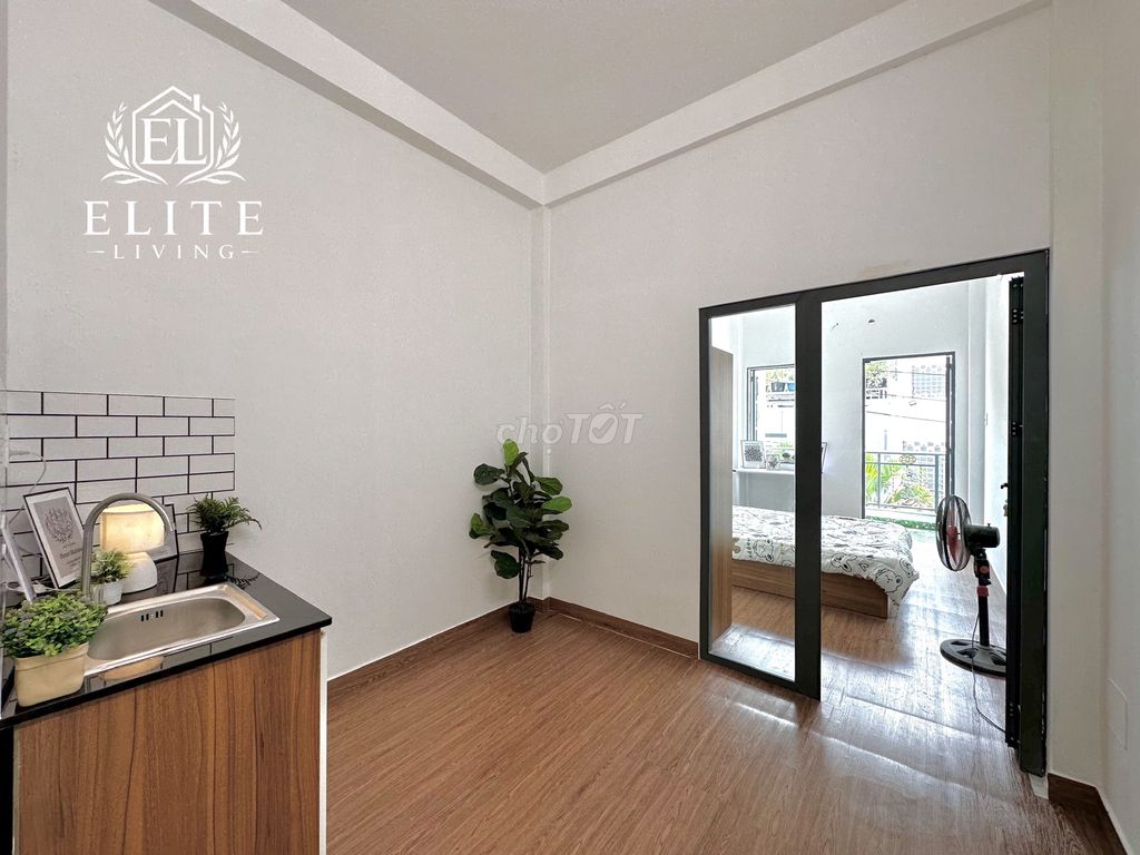 CHO THUÊ CĂN 1PN 40M2 - BAN CÔNG - TÁCH BẾP SAU LƯNG VẠN HẠNH MALL