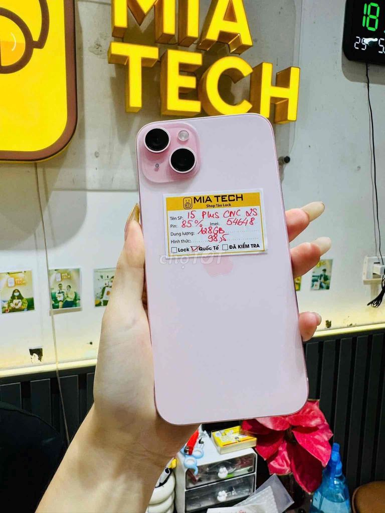 Apple iPhone 15 Plus 128GB Hồng ✅ Thu cũ - Góp✅. Mua bán Điện thoại tại Quận Ba Đình Hà Nội được đăng bởi Huy Trần hình 1