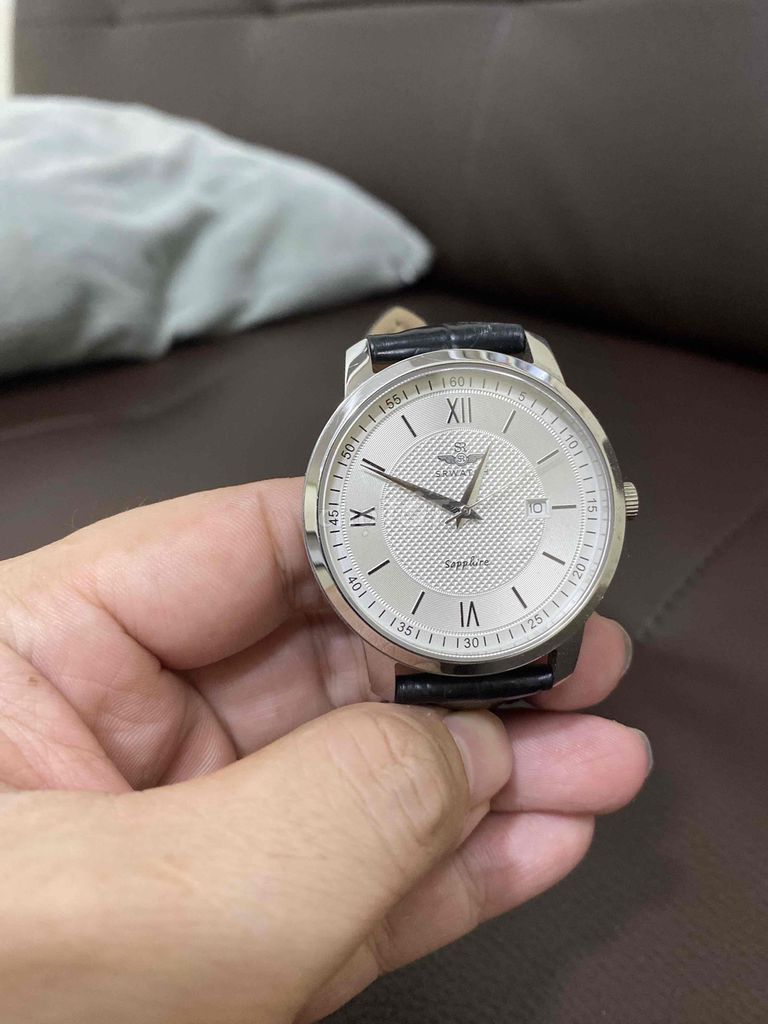 Đồng hồ SRwatch Dây da Đen Unisex. Mua bán Đồng hồ tại Quận Thanh Xuân Hà Nội được đăng bởi trung trịnh hình 1