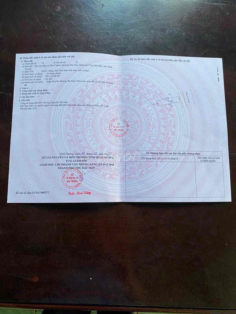Chính chủ gửi Bán Đất Trung Tâm phường Bình Dương Gần Nguyễn Khuyến. Mua bán đất tại Thành phố Thủ Dầu Một Bình Dương được đăng bởi Hồ Đức Tuyến hình 3