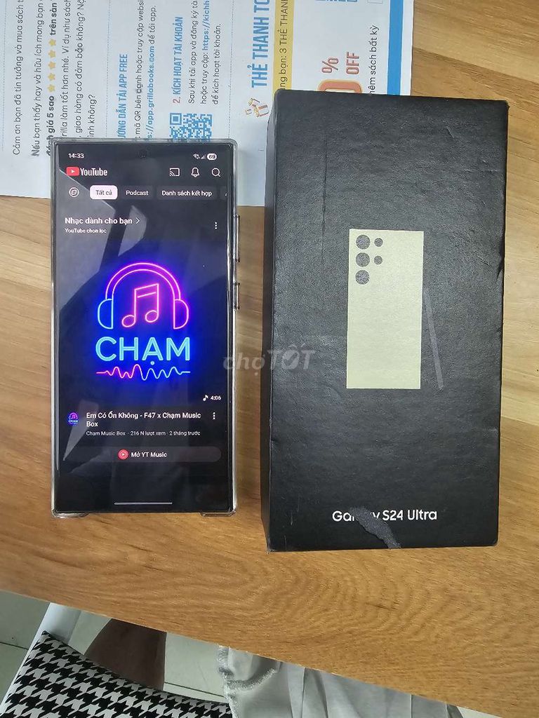 Samsung Galaxy S24 Ultra Xám. Mua bán Điện thoại tại Huyện Thạch Thất Hà Nội được đăng bởi Trung hình 1