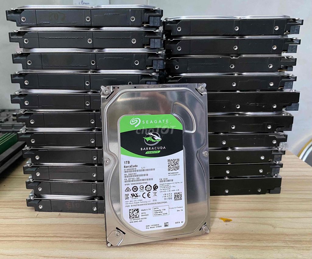 Ổ cứng HDD Seagate Barracuda Compute 1TB. Mua bán Linh kiện (RAM, Card...) tại Huyện Hóc Môn Tp Hồ Chí Minh được đăng bởi Lộc Phát hình 1