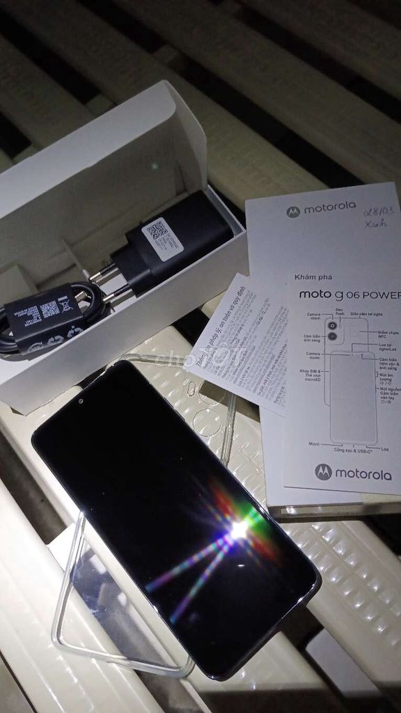 Motorola Moto G06 Power Xanh 128GB. Mua bán Điện thoại tại Quận 1 Tp Hồ Chí Minh được đăng bởi Thinh Bui hình 1