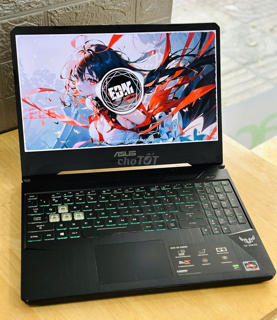 Laptop ASUS TUF R5-3550H/8GB/256GB_GTX 1650. Mua bán Laptop tại Thành phố Thủ Đức Tp Hồ Chí Minh được đăng bởi Shop Cyber hình 1