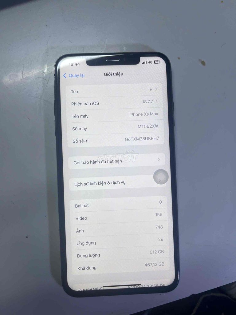 iPhone Xs Max 512GB Đen. Mua bán Điện thoại tại Quận Cẩm Lệ Đà Nẵng được đăng bởi Duy Phú hình 1