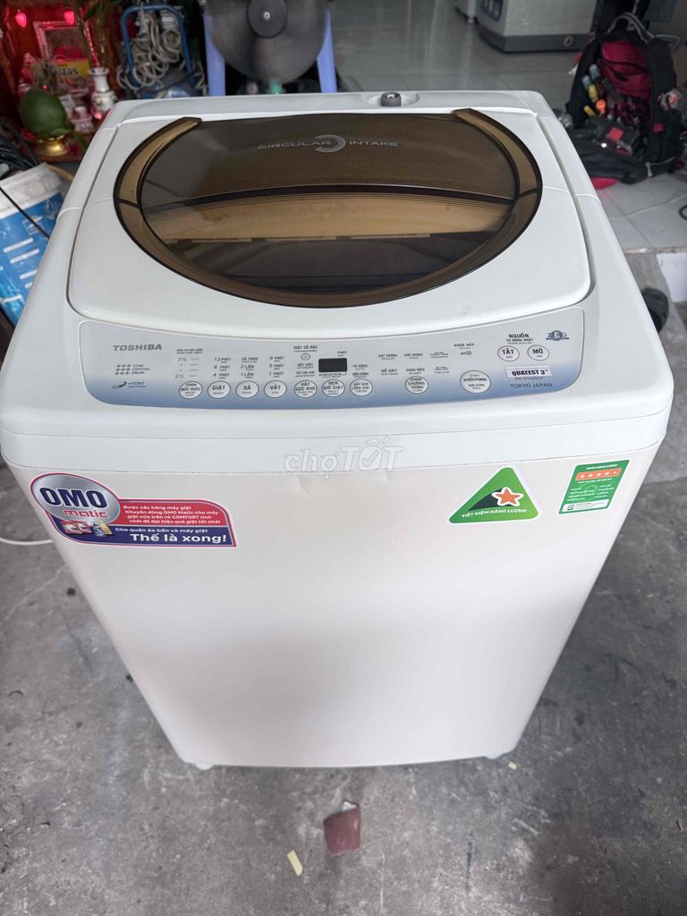 Máy giặt Toshiba 10kg Trắng. Mua bán Máy giặt tại Huyện Bàu Bàng Bình Dương được đăng bởi Điện Lạnh Trọng Đức  hình 1