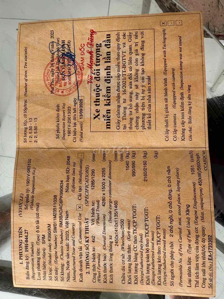 Đông Ben 990kg đời 2023 phom mới nội thất mới. Mua bán Xe tải, xe ben tại Huyện An Lão Hải Phòng được đăng bởi Nguyễn Công Thành hình 14