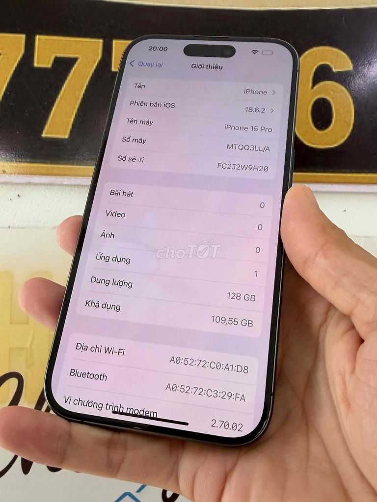 Apple iPhone 15 Pro 128GB Xanh Đã qua sử dụng. Mua bán Điện thoại tại Quận Tân Phú Tp Hồ Chí Minh được đăng bởi trương thành hưng hình 1